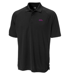 Ole Miss Rebels CB DryTec Mogul Polo - Black